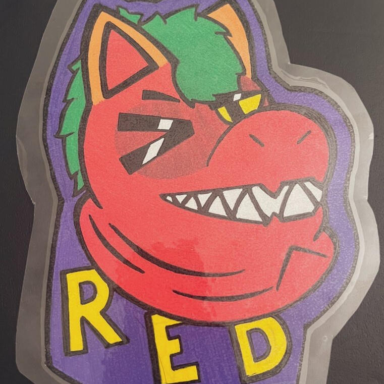 Headshot Badge for @thebigredderg